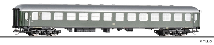 Tillig 16221 - TT - Personenwagen B4üm-63, 2. Kl., DB, Ep. III